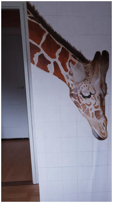Giraffe - 2021 Muurschildering