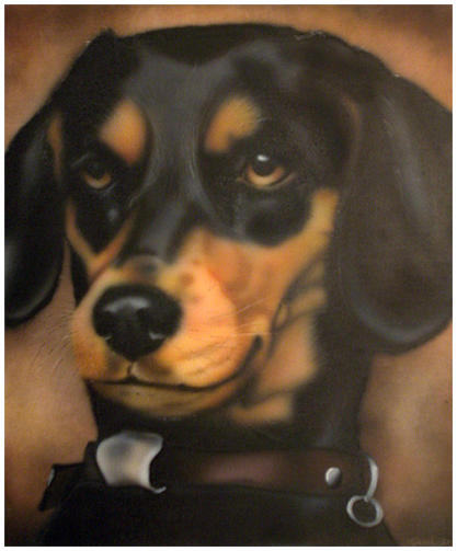 Snappie - 2004 40x50 (Airbrush op canvas)