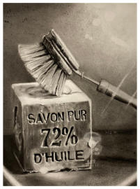 Savon Pur, 2024 50x70 (houtskool)