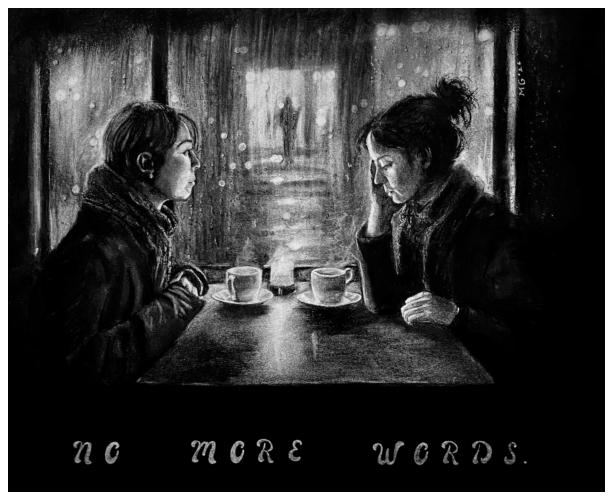 No More Words, 2026. 60x70 cm